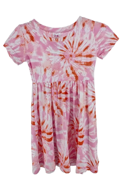 Girls Assorted Tie-Dye Dresses 1-148
