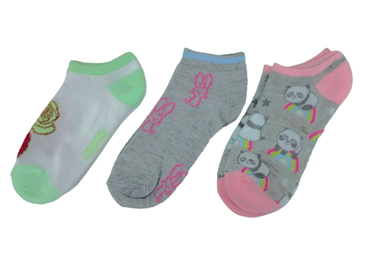 Girls Assorted 3 Pack Socks 1-256